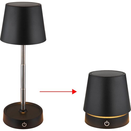 XXXL Globo 58446B - LED prigu&amp;scaron;iva na dodir, punjiva stona lampa CARLOS 1,2W/5V 1200 mAh Slike