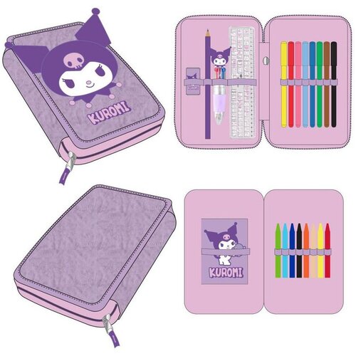 Hello Kitty Plumier Kuromi dvostruki Slike