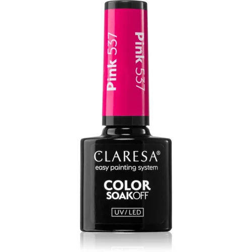 Claresa SoakOff UV/LED Color Balloon Journey gel lak za nokte nijansa Pink 537 5 g