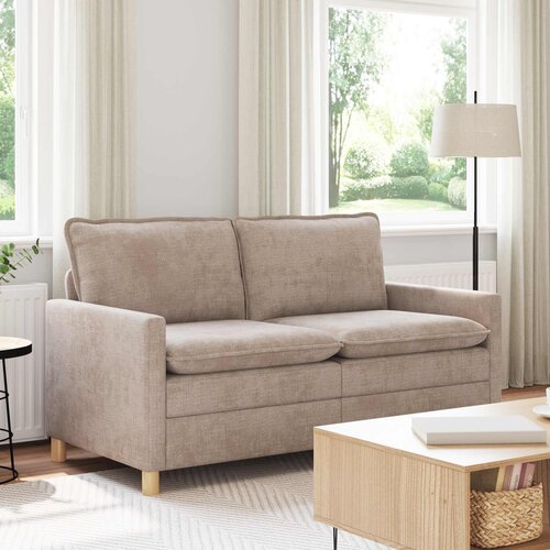 SOFA Bež 156 x 81 x 87,5 cm Poliester Slike