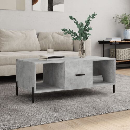  Stolić za kavu boja betona 102 x 50 x 40 cm konstruirano drvo Cene