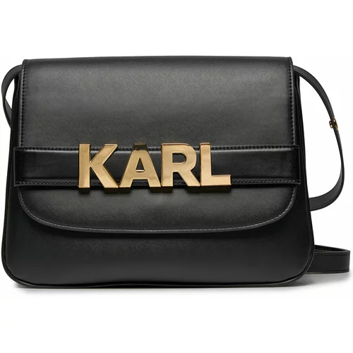 Karl Lagerfeld Torba za na rame zlatna / crna
