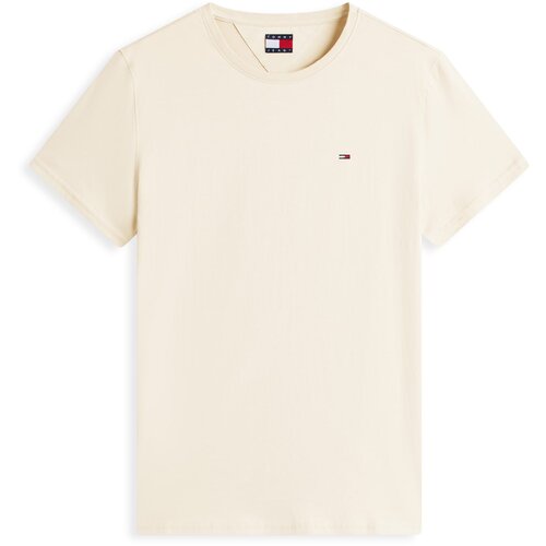 Tommy Jeans Majica svetlo bež Slike