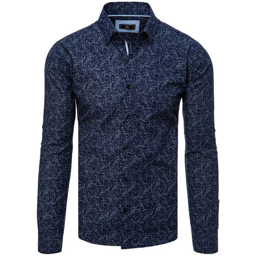 DStreet dark blue men&amp;#039;s shirt Slike