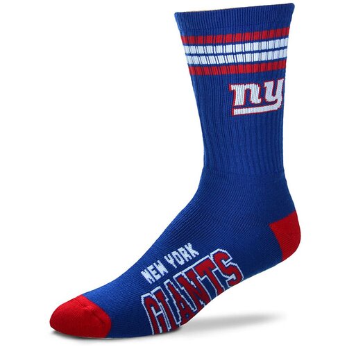 For Bare Feet New York Giants Graphic 4-Stripe Deuce čarape Slike