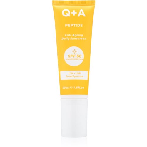 Q+A Peptide zaščitna krema za obraz SPF 50 50 ml Cene