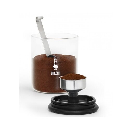 Bialetti steklena posoda za kavo z žlico za 250 g Slike
