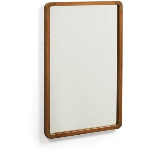 Kave Home Zidno ogledalo s okvirom od masivnog drveta 45x70 cm Shamel – Cijene