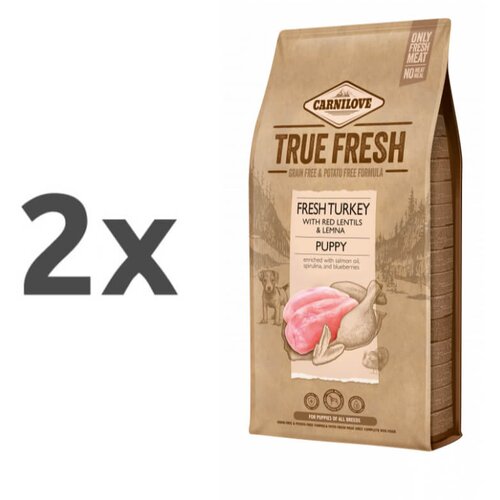 Carnilove dog puppy true fresh - puran 2 x 11,4 kg Cene