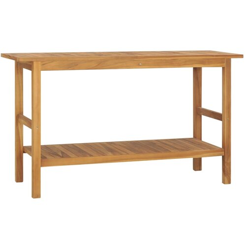 vidaXL Kopalniška omarica za umivalnik trdna tikovina 132x45x75 cm Cene