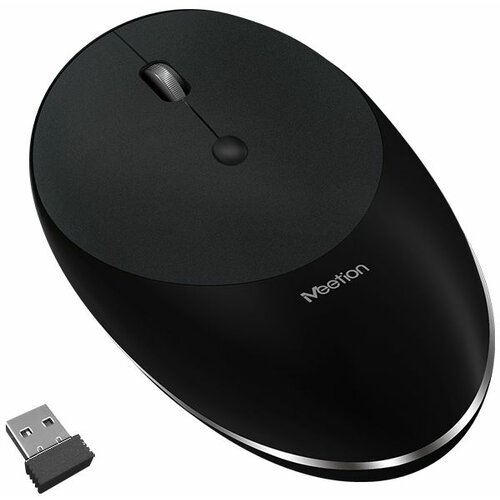 MeeTion R600 punjivi bežični miš, crni Slike