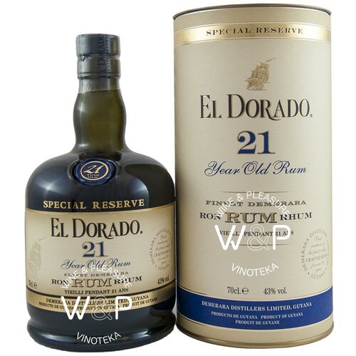 Rum El Dorado 21 YO 0.7L Slike