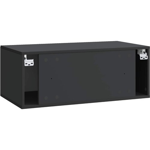  ormar za zid Zidne Crna 78,5 x 41 x 30 cm Konstruirano drvo Slike