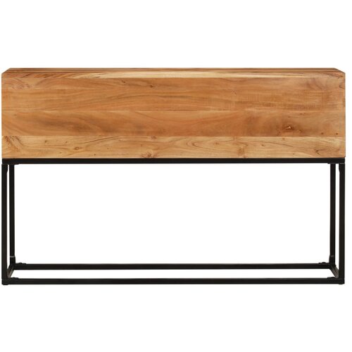 Maison Chic konzolna miza - miza ob steni 120x30x75 cm trden akacijev les, (21785743) Slike