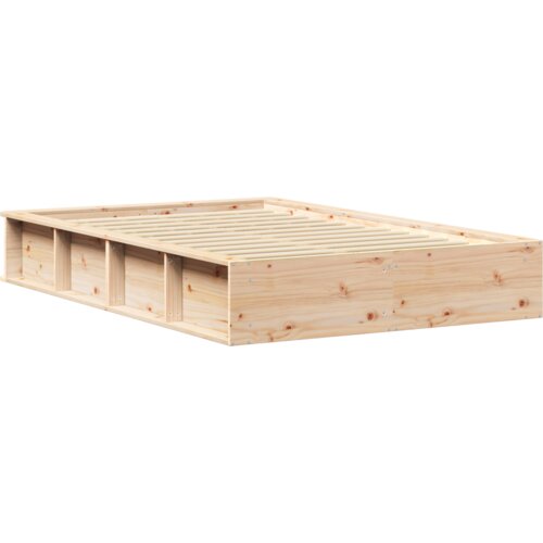 VidaXL Krevet s podizanjem i skladi&amp;scaron;tem 140 x 200 cm od čvrstog bora Slike
