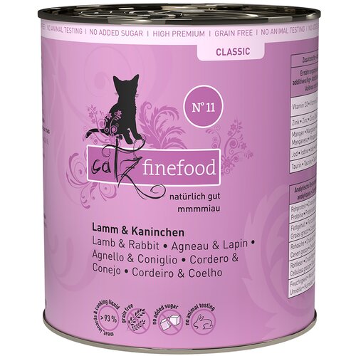Catz finefood Varčno pakiranje 24 x 800 g - Jagnjetina &amp;amp; zajec Slike