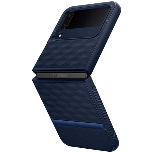 Spigen Caseology Parallax - Samsung Galaxy Z Flip4 - Midnight Blue Slike
