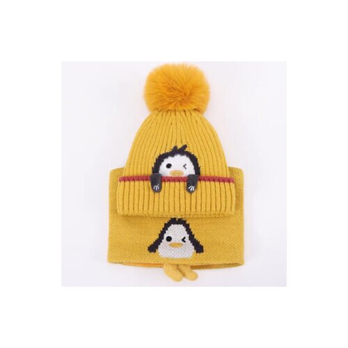 Smania dječji set kapa i šal Pingu - Žuti Cijene