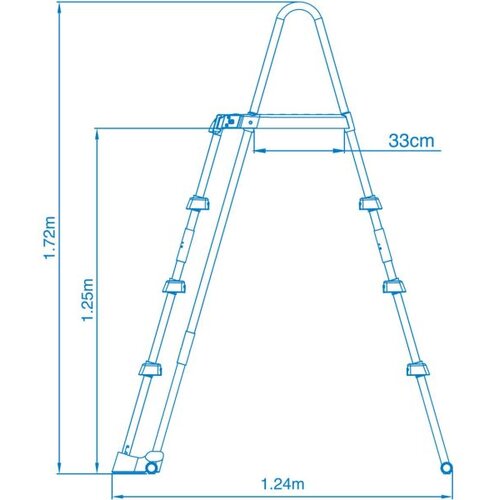 Intex merdevine za bazen 122cm (140301918) Cene