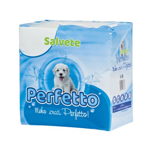 PERFFETO Salveta papirna Perfetto 33x33cm 80kom bijela Cijene