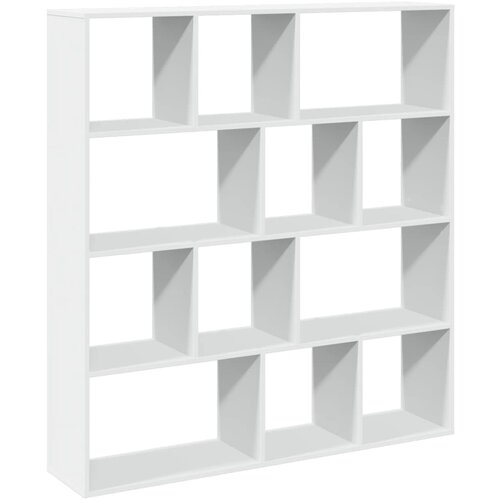 Maison Chic Knjižna omara - Knjižni regal bela 132x29x141,5 cm inženirski les, (21724500) Slike