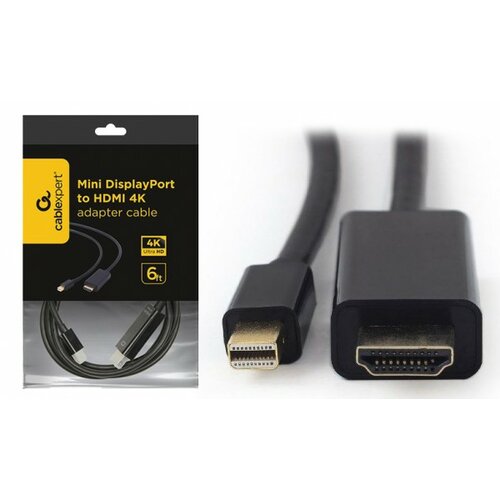 Gembird CC-mDP-HDMI-6 Mini DisplayPort to HDMI 4K cable, 1.8m Cene