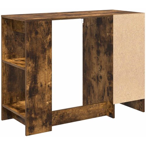  Stol Dimljeni hrast 100 x 40 x 75 cm Konstruirano drvo Slike