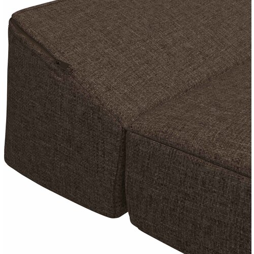 SOFA na razvlačenje Sivosmeđa 200 x 70 x 10 cm Tkanina Slike