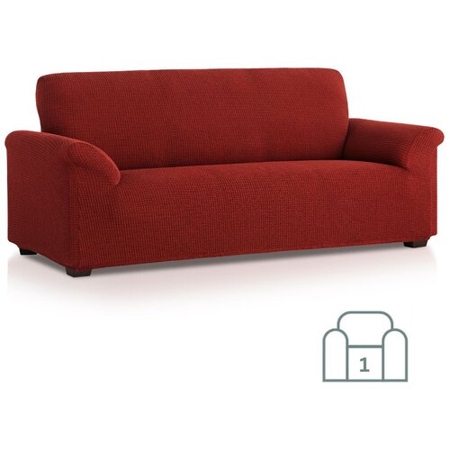 SOFA raztegljiva stretch prevleka za enosed - fotelj 70-100 cm rdeča eu kvaliteta Slike