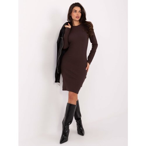 RUE PARIS Dress-RV-SK-5131-1.18-dark brown Cijene