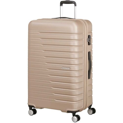 American Tourister Flashline spinner kofer L, 100/109 l, Ivory Gold Slike