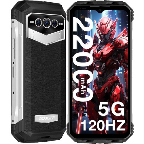 Doogee VMAX 5G 20/256GB, srebrna pametni robustni telefon Android 12, 22000mAh, (21256060) Cene
