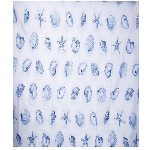 Zilan zavesa za kupatilo ZLN1053 180x200cm plavo-bela Slike