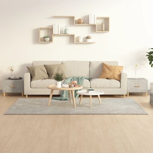  Stolići za kavu 2 kom Siva betona 50x50x40 cm konstruirano drvo Slike