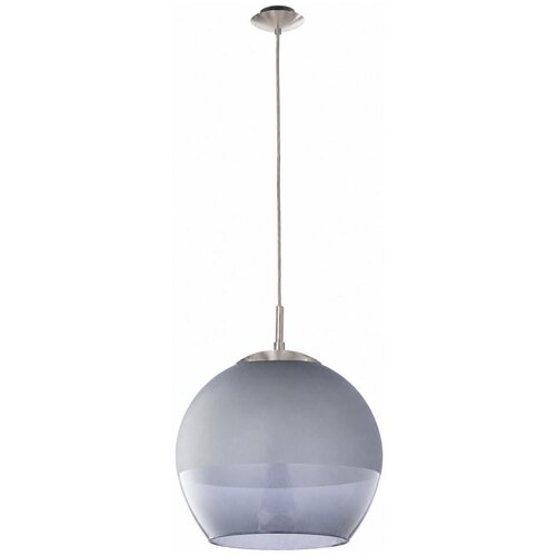 Brilagi LED luster na sajli RETRO GLASS 1xE27/60W/230V matni hrom/zadimljeno siva Slike