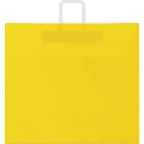  Papirnate vrečke 50 kosov z ročaji rumena 54x15x49 cm, (5000160858) Slike