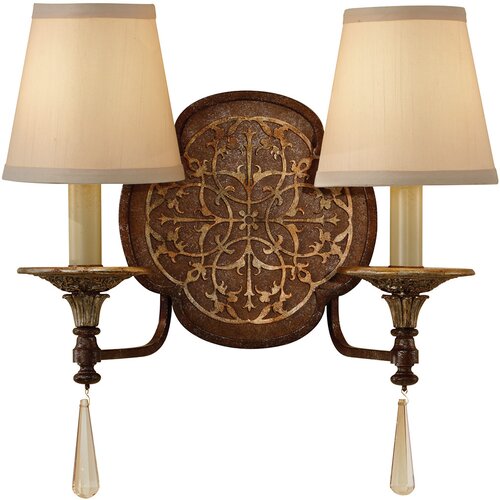 Elstead Lighting Elstead Marcella Stenska svetilka za notranjo uporabo, 2 sveči, britanska bronasta, E14, (22099175) Cene