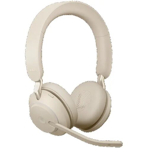 Jabra EVOLVE2 65, Link380c MS Stereo Beige ( 26599-999-898 ) Slike