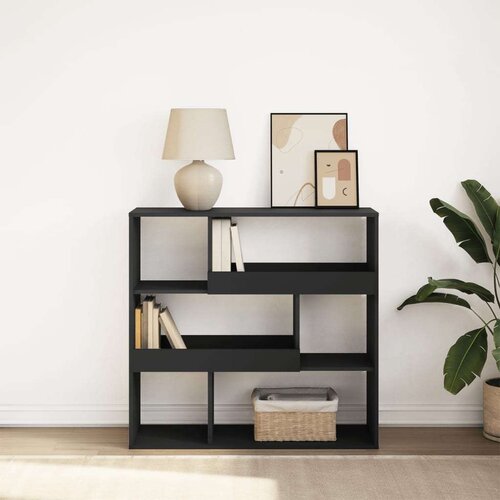 vidaXL Ormarić za knjige / sobna pregrada crni 100 x 33 x 94,5 cm Cijene