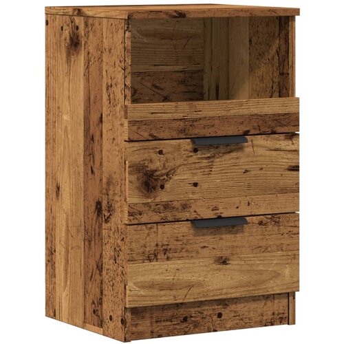 Maison Chic Dvo delni komplet Nočne omarice - Nočne mize starinski les 40x36x65 cm inženirski les, (21689619) Cene