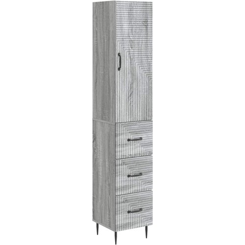 VidaXL Set ormara 2 kom. 33 x 34 5 x 90 cm Konstruirano drvo - Sivi hrast sonoma Slike
