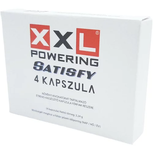 Drugo XXL powering Satisfy - močne kapsule s prehranskim dopolnilom za moške (4 kosi)