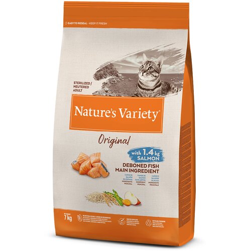 Nature's Variety Original Sterilised z lososom - 7 kg Cene