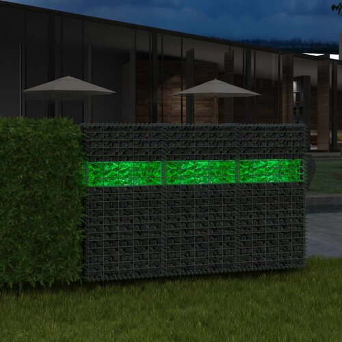 VidaXL Okrasni kamni za gabion steklo zelene barve 50-120 mm 25 kg Slike