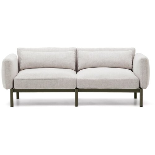 Kave Home Svetlo siv vrtni modularni kavč 201 cm Sorells &amp;ndash; Slike