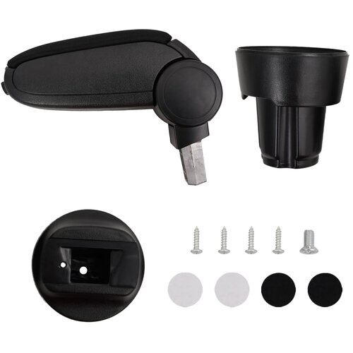 vidaXL Naslon za ruke za automobil crni 13 x 33 x (33 - 49) cm ABS Cijene