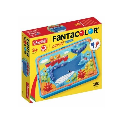  Quercetti: Fanta Color Cards Životinjski kreativni set igračaka sa čavlićima Cene