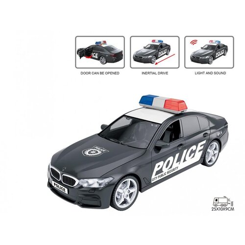 Magzy Wheels Automobil 1:16 policijski crni sa zvukom i svetlom Cene