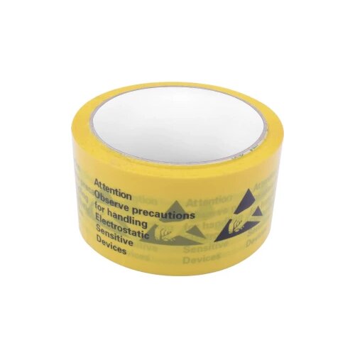 Quadrios ESD ljepljiva traka 1 St. žuta, crna (D x Š) 50 m x 48 mm Cijene
