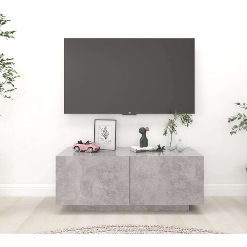 vidaXL TV ormarić siva boja betona 100 x 35 x 40 cm od iverice Cijene